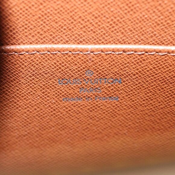 LOUIS VUITTON Pochette Homme Clutch Bag Nomad Leather SPO Brown - Picture 13 of 16